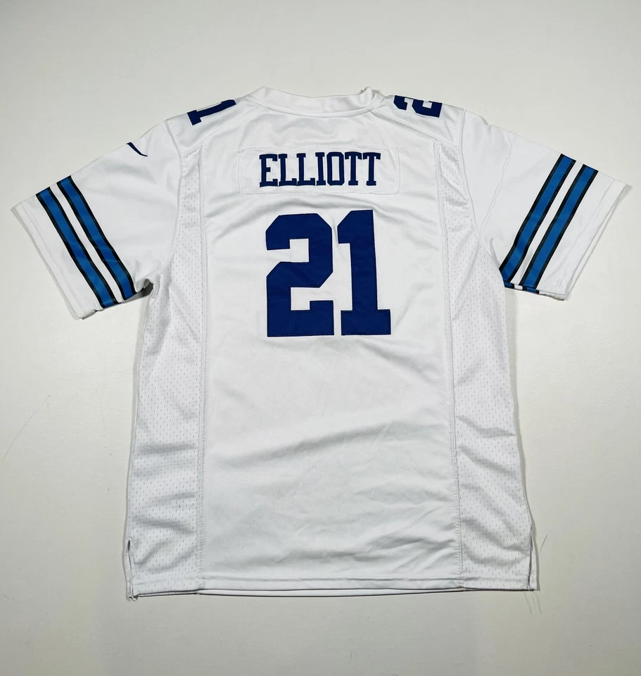 Dallas Cowboys Jersey Women’s? XL NFL Ezekiel Elliott 21 Super Bowl LI Nike - Image 2 of 4