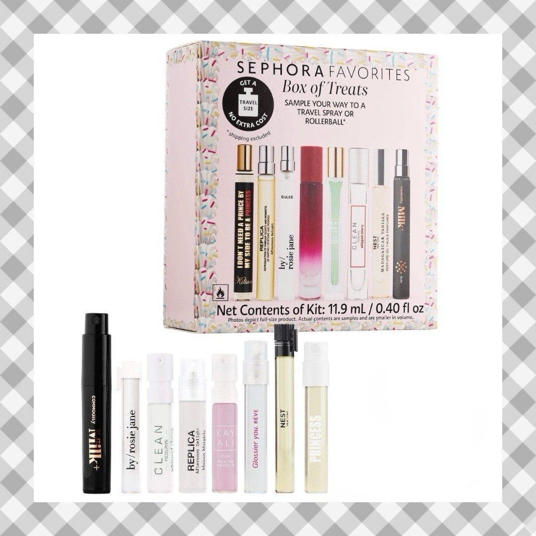 SEPHORA FAVORITES 8pc Treats Perfume Sampler Discovery Set • NO