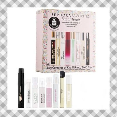 SEPHORA FAVORITES 8pc Treats Perfume Sampler Discovery Set   NO CERT   NEW   