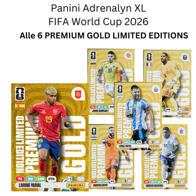 Panini Adrenalyn XL FIFA World Cup 2026 WM Sammelkarten LIMITED EDITION wählen