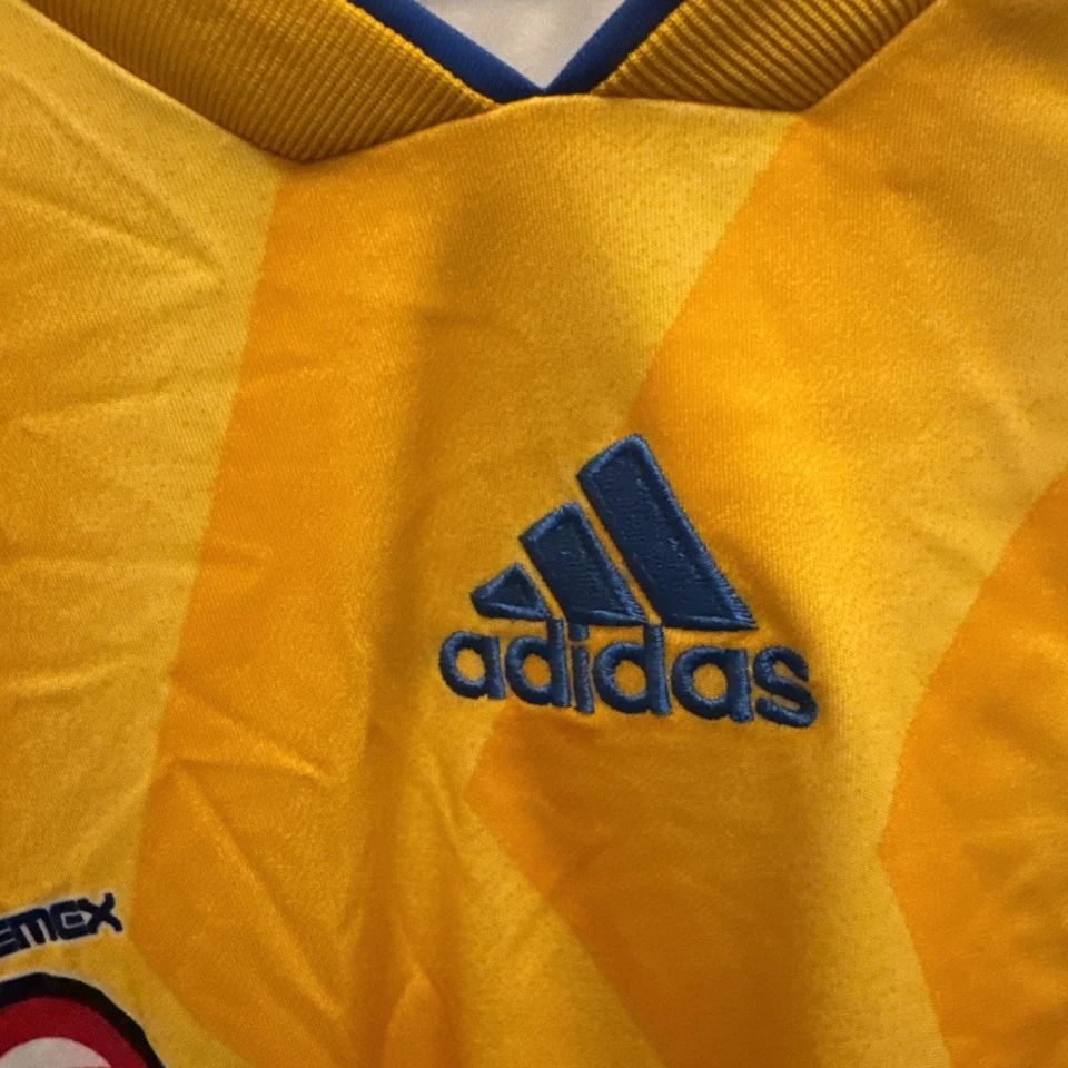 ADIDAS TIGRES UANL MEXICO GIGNAC HOME S ORIGINAL JERSEY SHIRT - Image 4 of 4