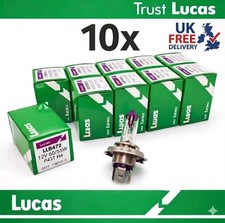 10 x 472 H4 12V 60/55W Car headlight Halogen Bulb - Brand New Boxed