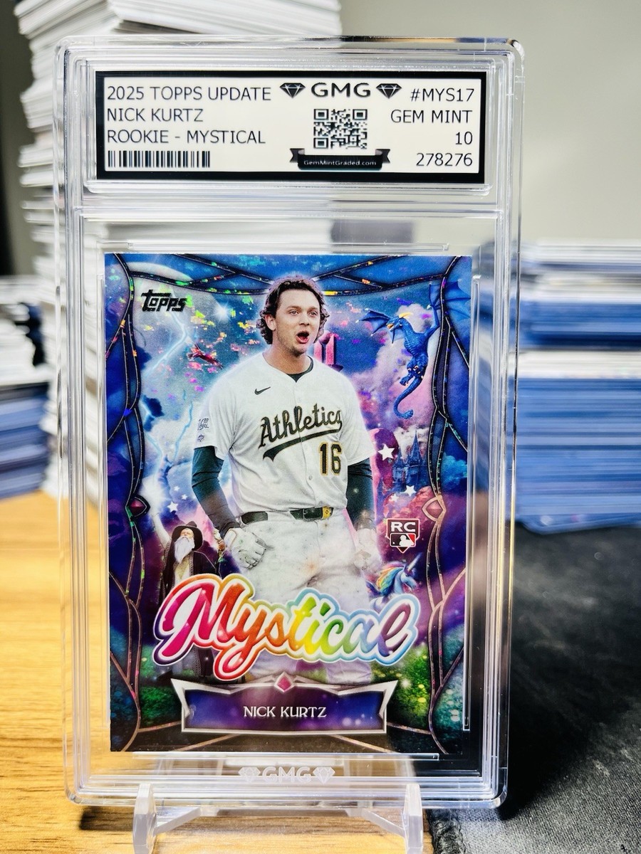 2025 Topps update ニック・カーツ　Nick z 2025 Topps Update Nick Kurtz Mystical Insert Card Oakland