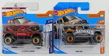 Hot Wheels Toyota Tundra & RAM 1500 Huge Pick-up Trucks * 2 Lot BNIP