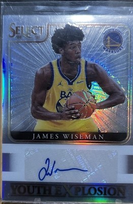 2020 Panini Select James Wiseman Youth Explosion Signatures #YES-JWS RC Auto