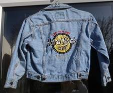 Hard Rock Cafe Orlando Denim Jacket Vintage UK 8