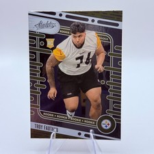 Troy Fautanu 2024 Panini Absolute #120 Rookie Card Pittsburgh Steelers Football . rookie card picture