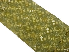 7713542: JAPANESE KIMONO / ANTIQUE MARU OBI / SILK / WOVEN KIKKO PATTERN