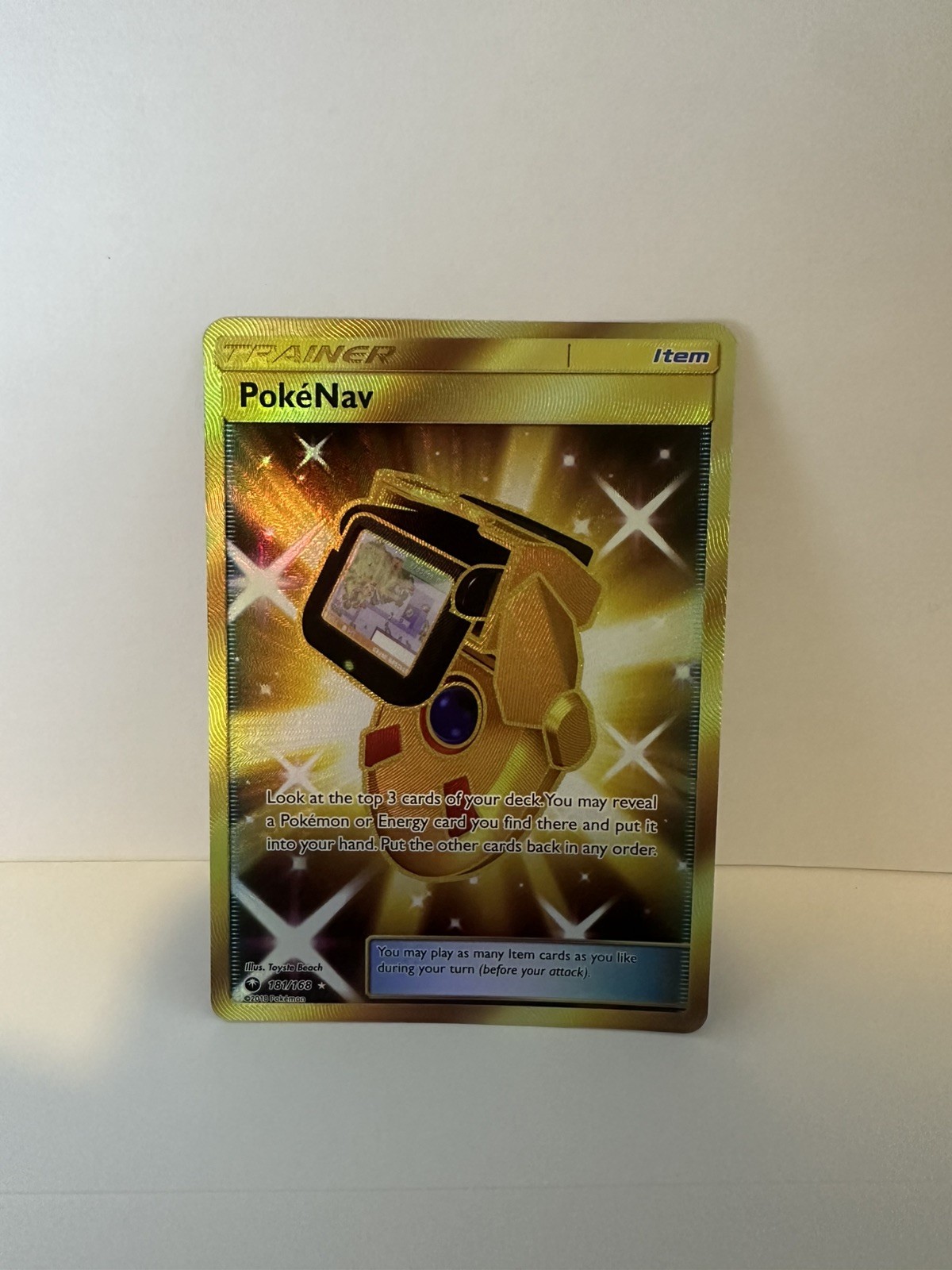 PokeNav - 181/168 - Pokemon Celestial Storm Sun & Moon Secret Rare Card NM