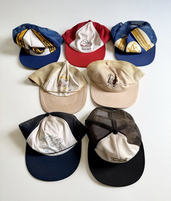#ad Lot Of 7 Vintage Kaiser Frazer Cars Mesh Trucker Hats Caps Snapback READ $50.00
