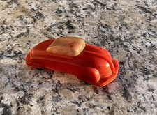 Vintage DB Wannatoy 3.25" Red Plastic Futuristic Car Made In USA