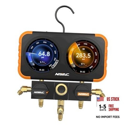  N2DX FLEX-X Manifold Gauge Set -HD Color Graphic Interface, Digital Display, 