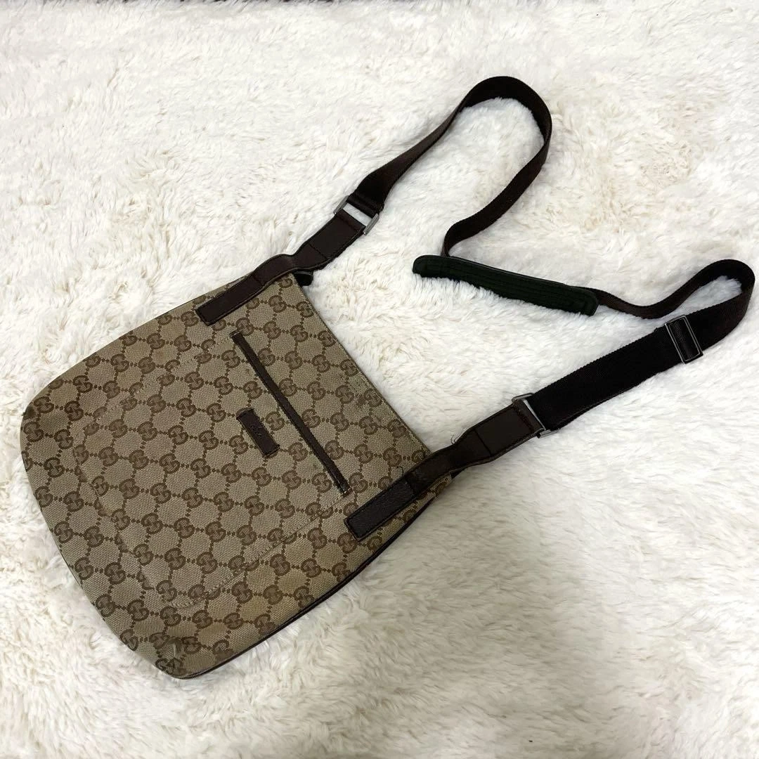 Sac à bandoulière Gucci motif Gg toile cuir bandoulière créateur sac à main femmeS