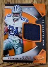 2016 Certified New Generation Jerseys Orange #4 Ezekiel Elliott RC/399 COWBOYS 