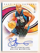 2019-20 Immaculate Erick Strickland Past Present Signatures Auto #PP-ESK (64/75)