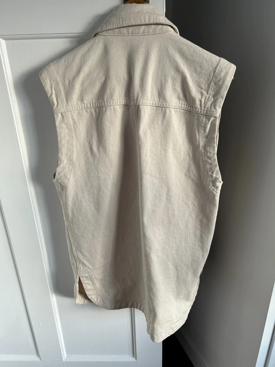 H&m denim vest sale
