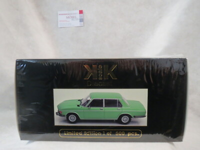 BMW 3.0 S E3 2.Serie 1971 Hellgrün light green metallic KK Scale 1:18
