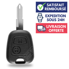 Coque de clé télécommande voiture pour plip PEUGEOT 106 206 306 ★TOP QUALITÉ★ 