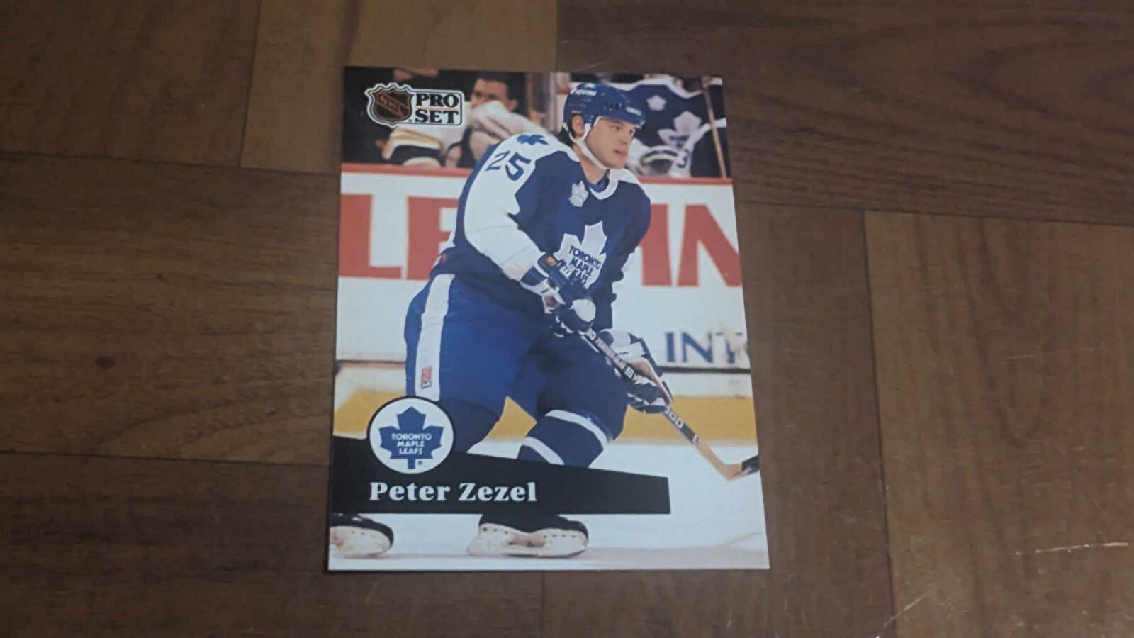 1991-92 Pro Set Peter Zezel Toronto Maple Leafs #227 French