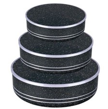 Backform Kuchen Auflauf Set 3-teilig rund 30-34-38cm Granitbeschichtung Antihaft