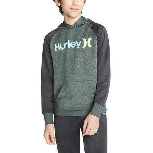 Hurley Youth Pullover Hoodie 8S ,10-12 M ,14-16 L,18-20XL COLORs GRAY/GREEN/BLUE - Picture 3 of 11