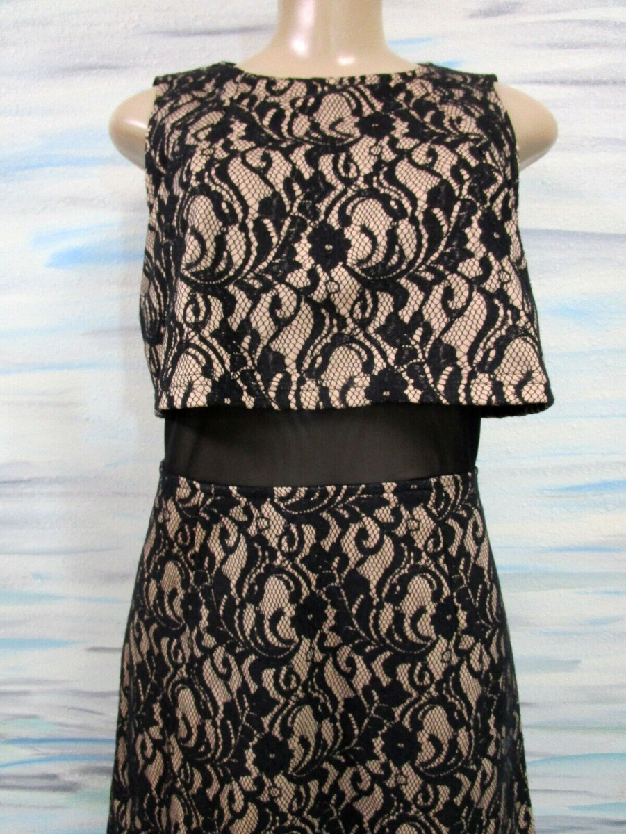 Forever 21 Dress Black Lace Up Sleeveless A-Line Short Size L NEW | eBay