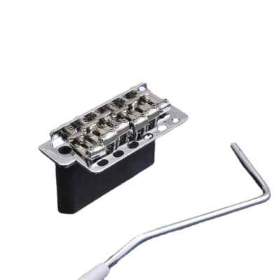 electric guitar Wilkinson WV6-SB vintage  tremolo system bridge chrome silver