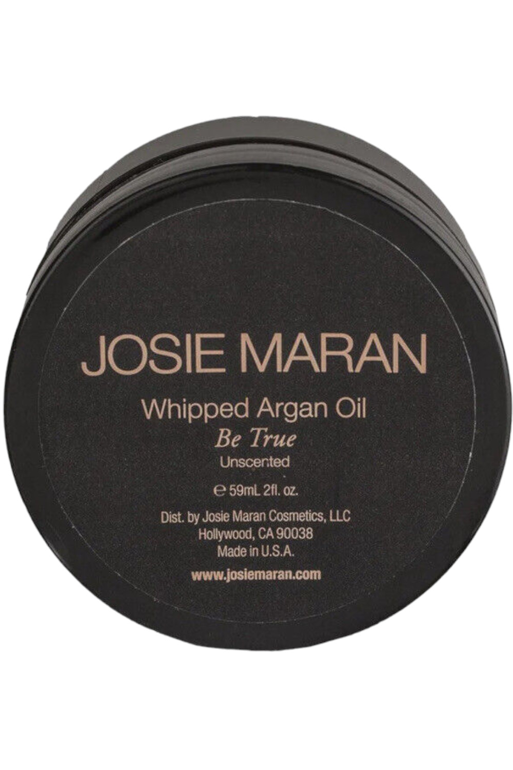 Взбитое масло для тела с аргановым маслом Джози Маран без запаха, 2 жидких унции.
