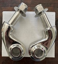 1928-1934 Ford Model A Lower Shock Mounts Stainless Steel Rat Rod Hi Boy