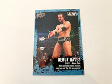 Adam Cole Debut Dates 2022 Upper Deck AEW Card # DD-7