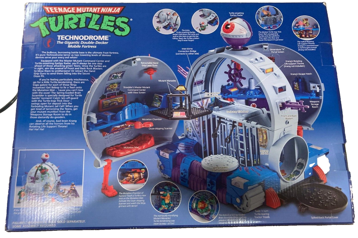 TEENAGE MUTANT NINJA TURTLES TMNT TECHNODROME 1:12 PLAYSET REISSUE