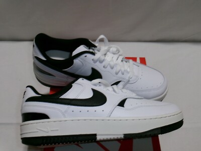NIKE Gamma Force Sneakers Shoes DX9176-100 White/Black Womens Size 8.5 P1079