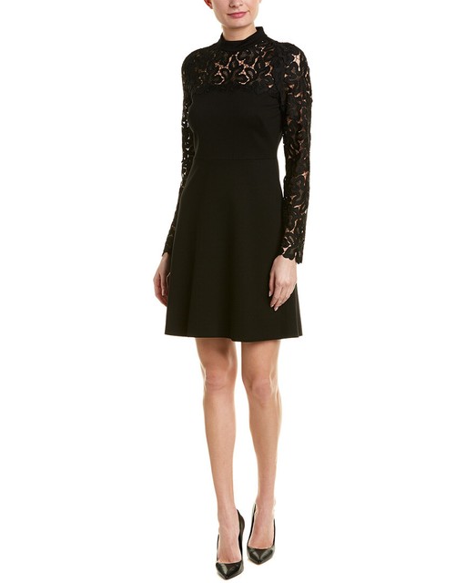 elie tahari a line dress