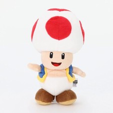 Super Mario ALL STAR COLLECTION Toad Stuffed Toy S / Plush Doll Japan NEW