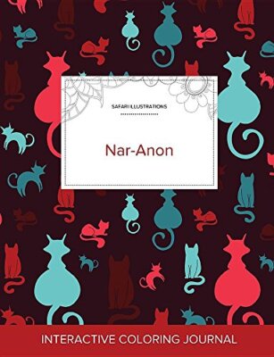 Adult Coloring Journal: Nar-Anon (Safari Illustrations, Cats) by Wegner New-,