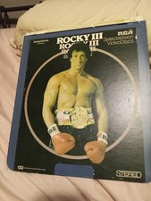 Rocky III RCA SelectaVision CED VideoDisc Sylvester Stallone