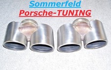 Produktbild - orig. Porsche Carrera 997 S MK2 Doppel Endrohre double Tail Pipe 