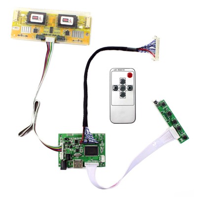 HD MI LCD Controller Board For 17inch M170EN05 1280x1024 4CCFL LCD Screen