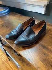 Madewell Shoes 7.5 The Frances Loafer Black Leather Slip On Shoes Womens