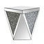 Crushed Diamond Shape Mirrored Table Lamp End Side Table Console Table ...