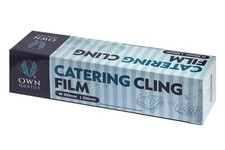 Catering Cling Film in Cutter Box 30cm x 300m Food Wrap 12" PVC FREE