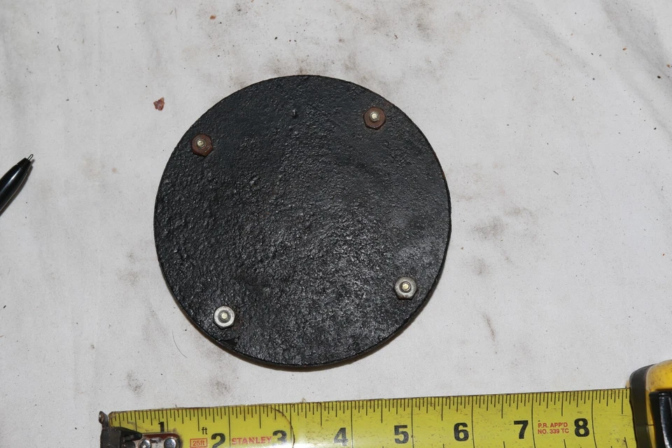 Reflector de mármol ojo de gato redondo vintage. Vitralux/Do Ray Style Hot Rod Lowrider Foto 4 de 4