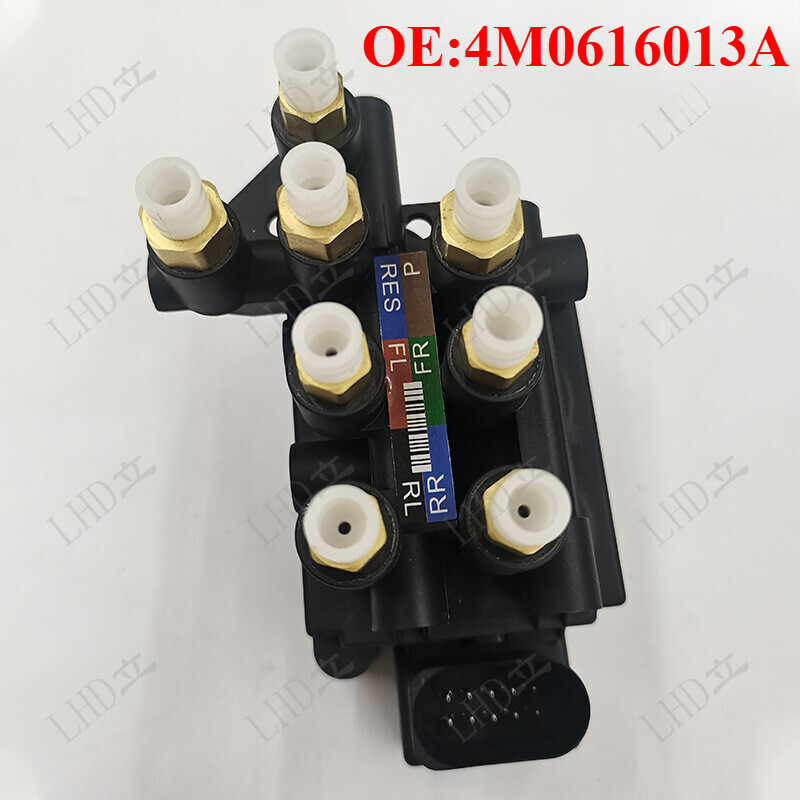 Air Suspension Compressor Solenoid Valve Block 4M0616013A For Audi