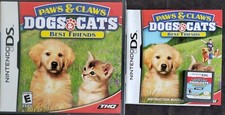 Paws & Claws: Dogs & Cats Best Friends (Nintendo DS, 2007) Complete Guaranteed 