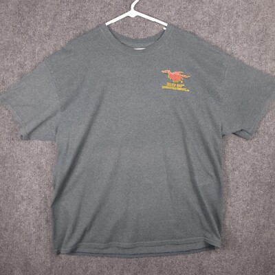 Deal's Gap The Dragon 318 Curves in 11 Miles Men's Gray XL Motorcycle T-Shirt