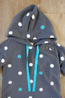Mim Pi Girls Gray Polka Dot French Terry Sweatshirt Dress Size 11-12 EUC — photo 3