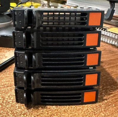 Lot of 5 CHENBRO RM13108-14B 2.5-inch SAS SATA Hard Drive Cady Tray