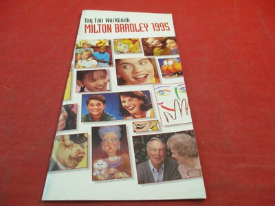 Milton Bradley 1995 Toy Fair Workbook Life Taboo Pass the Pig 13 Dead End Drive