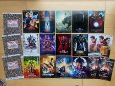THE AVENGERS The Ultimate Guide Japan BOOK + mini-poster x20! MARVEL MCU AMAZING