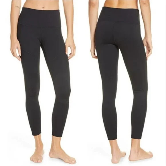 Zella High Waist Black Ankle Leggings Women's Size Small